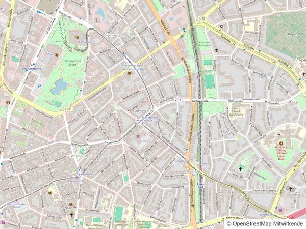 Lagekarte: Mana Mana in der Moltkestraße 10-12 in Essen-Rüttenscheid